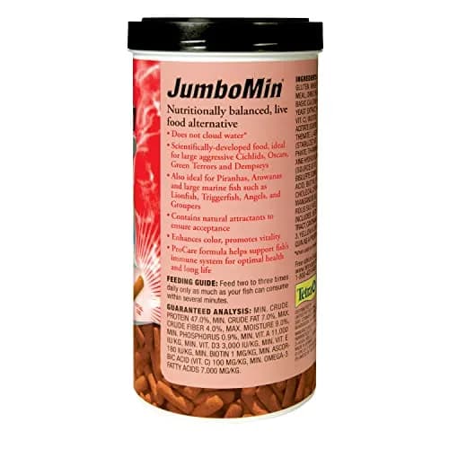 Tetra JumboMin Large Floating Sticks 7.4oz | Supports Carnivorous Fish & Bright Colors thumbnail 2