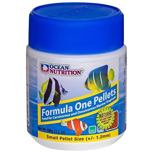 Ocean Nutrition Formula One Small Pellet Fish Food 100g (3.5oz) Jar | Gourmet Tropical Fish Food thumbnail 4