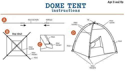 Pacific Play Tents Under the Sea Cabana 60" x 35" x 40" | UV Treated Waterproof Play Tent for Kids thumbnail 7