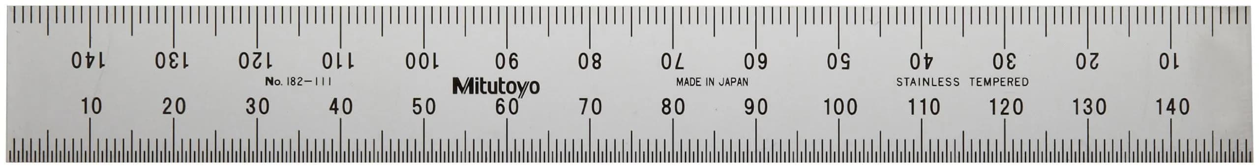 Mitutoyo Steel Rule 150mm | Precise Stainless Steel Measuring Tool - main product image