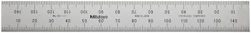 Mitutoyo Steel Rule 150mm | Precise Stainless Steel Measuring Tool thumbnail 1