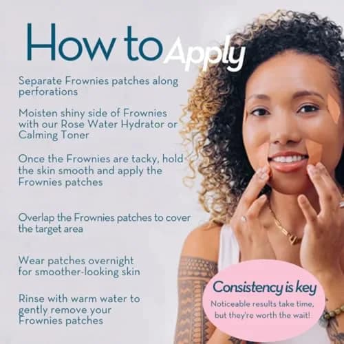 Frownies Corners of Eyes & Mouth Wrinkle Patches 144 Count | Natural Skin Treatment for Fine Lines & Crow's Feet thumbnail 3