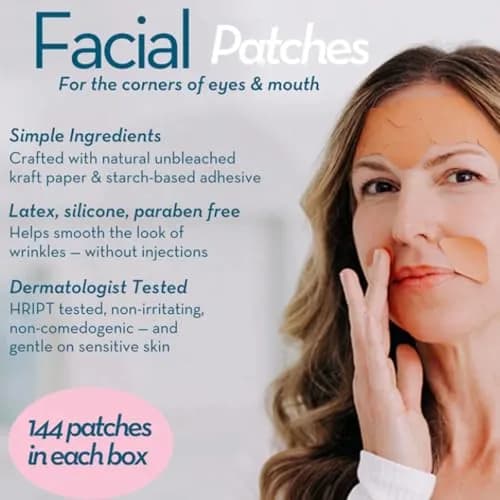 Frownies Corners of Eyes & Mouth Wrinkle Patches 144 Count | Natural Skin Treatment for Fine Lines & Crow's Feet thumbnail 4