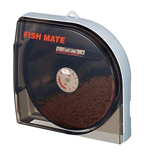 Fish Mate P21 Programmable Automatic Fish Feeder for Pond & Large Aquariums | 21 Meals, Waterproof Battery Operated, Precision Quartz Timer thumbnail 1