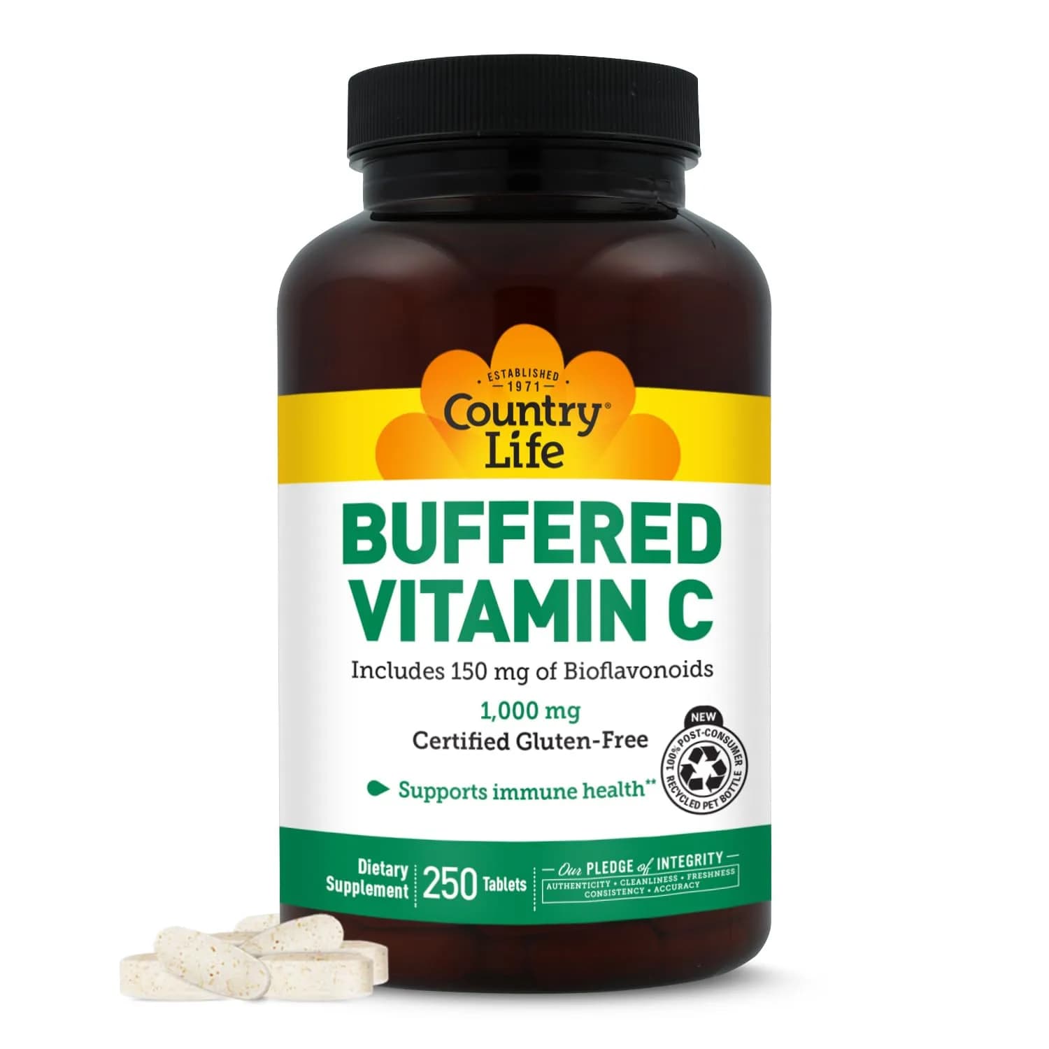 Country Life Buffered Vitamin C 1000 mg | Supports Immunity & Antioxidants (70-120 chars) — Color.value