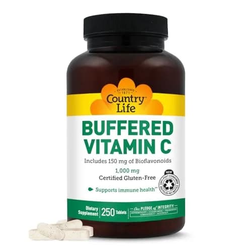 Country Life Buffered Vitamin C 1000 mg | Supports Immunity & Antioxidants (70-120 chars) thumbnail 1