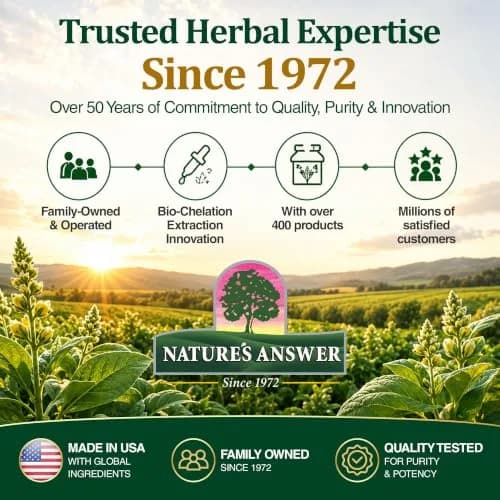 Nature's Answer Mullein Leaf Herbal Supplement 1 fl oz (29.57 ml) | Supports Respiratory Health thumbnail 9