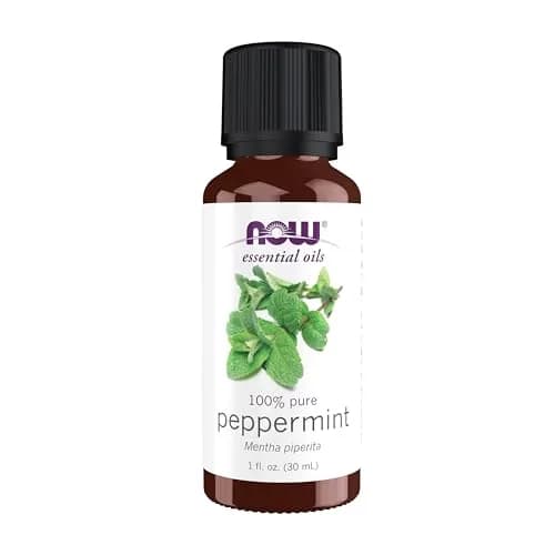 NOW Peppermint Essential Oil 30ml (1 fl Oz) | Steam Distilled, Undiluted, Revitalizing thumbnail 1