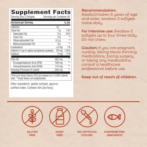 Nature's Way Kids Omega 3 Fish Oil 120 ct | Supports Brain & Eye Function thumbnail 6