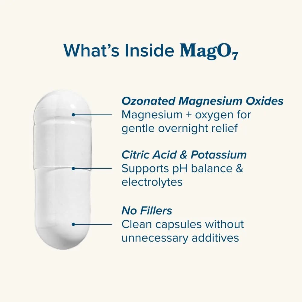 nbpure MagO7 Natural Colon Cleanse & Detox 180 Capsules | Oxygenating Digestive System Cleanse - view 5