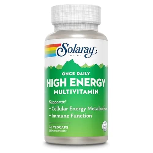 SOLARAY Once Daily High Energy Multivitamin 30 VegCaps | Supports Cellular Energy & Immunity thumbnail 1