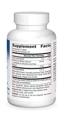 Planetary Herbals Willow Aid Tablets, 60 Count | Concentrated Willow Extract & Botanicals for Natural Pain Relief thumbnail 3