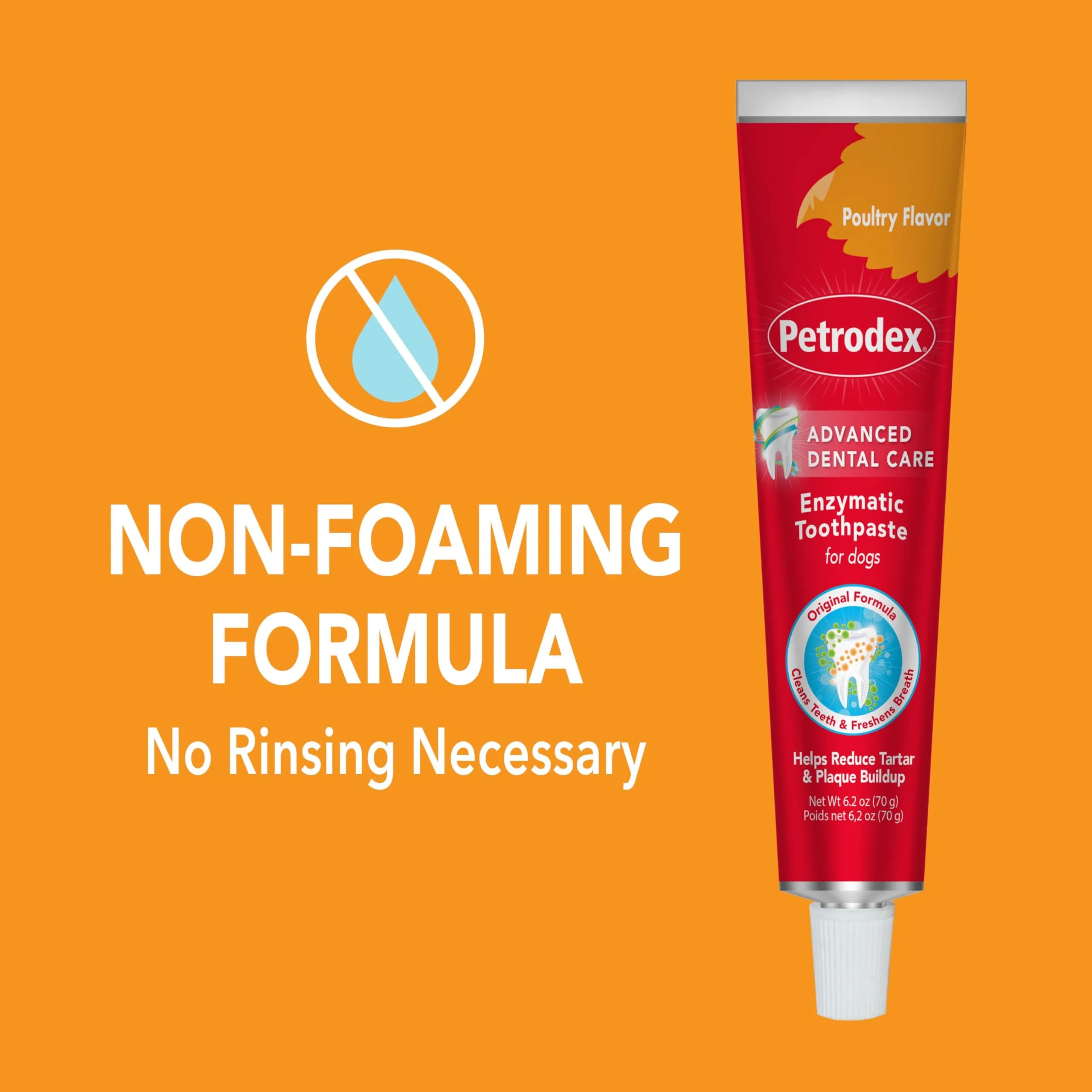 Petrodex Enzymatic Dog Toothpaste Poultry Flavor 75ml (2.5oz) | Controls Plaque & Fights Bad Breath - view 5