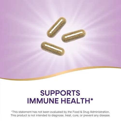 Nature's Way Echinacea, Astragalus & Reishi Immune Blend, 100 Capsules | Supports Immune Health & Wellness thumbnail 3
