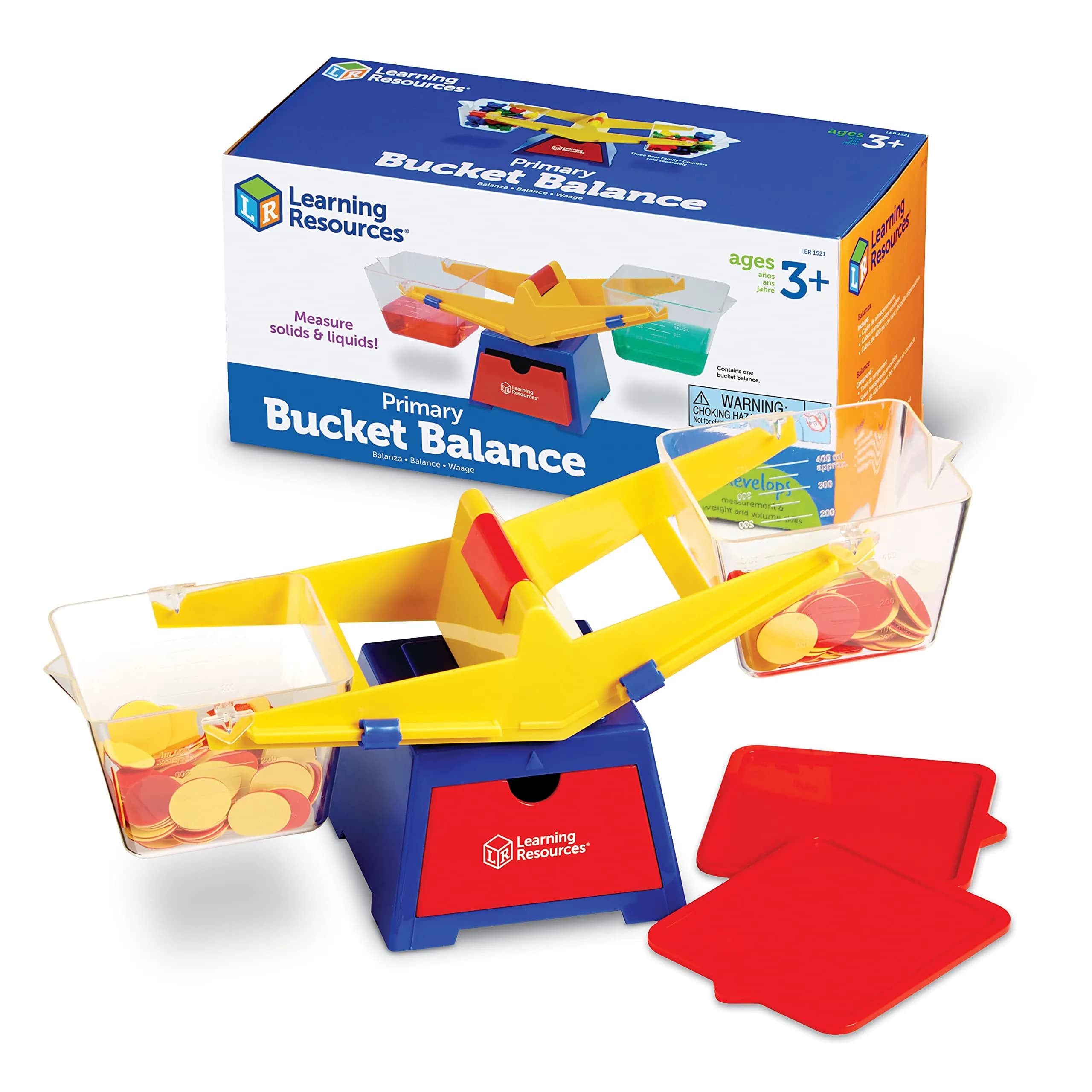 Learning Resources Primary Bucket Balance | STEM Learning Tool for Ages 3+ - main product image