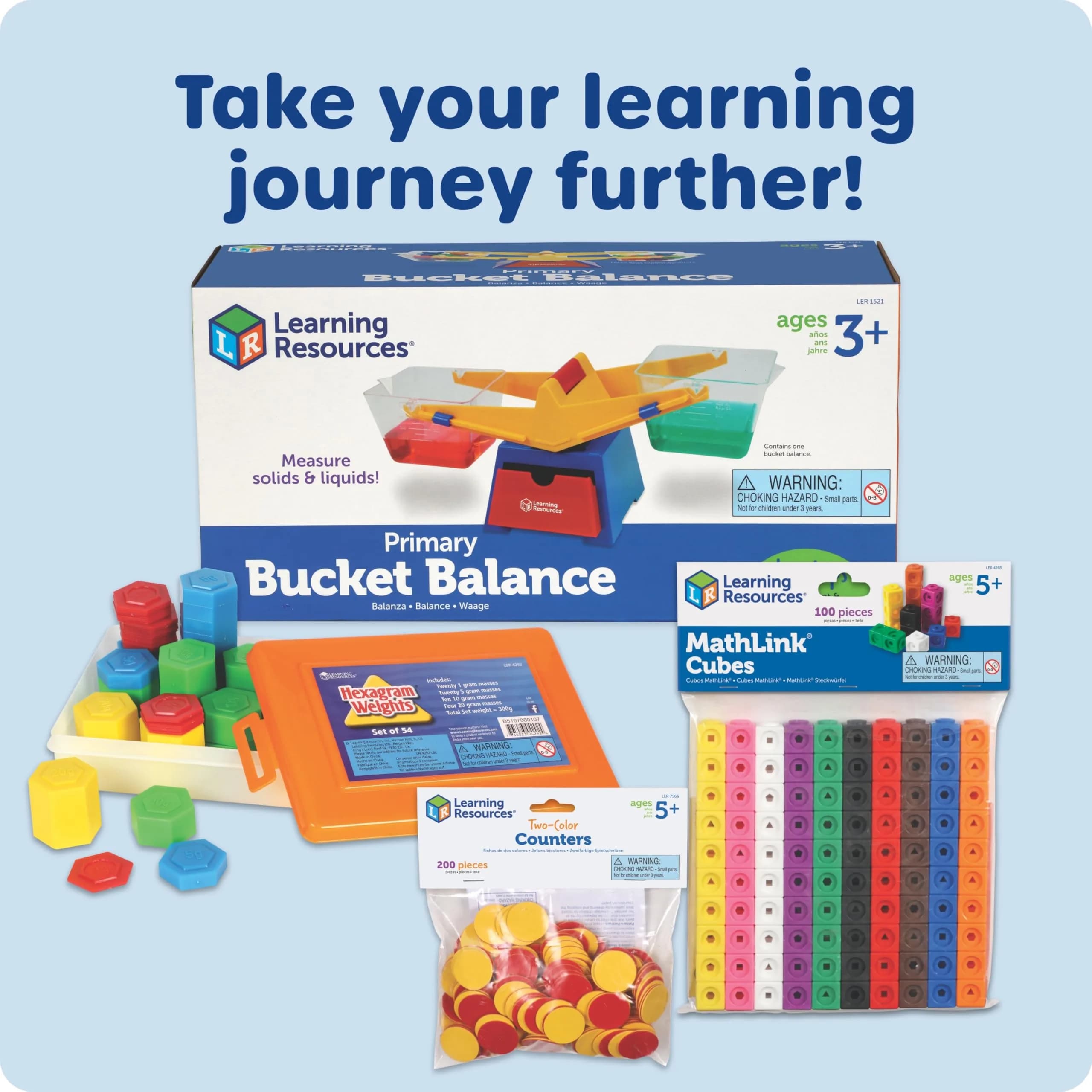 Learning Resources Primary Bucket Balance | STEM Learning Tool for Ages 3+ - view 8