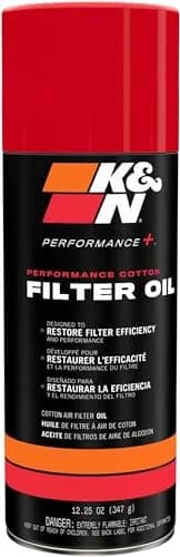 K&N Air Filter Oil Aerosol 347g | Restores Engine Air Filter Performance thumbnail 1