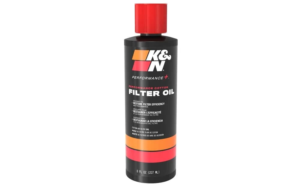 K&N Air Filter Oil 8 Oz (237ml) Squeeze Bottle | Restores Engine Air Filter Performance - main product image