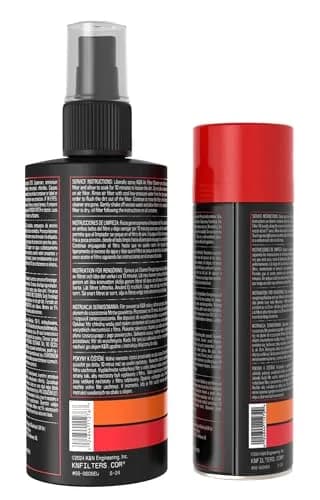 K&N Air Filter Cleaning Kit with Red Filter Oil & Power Kleen Degreaser | 592ml (20 Fl Oz) Cleaner, 1.51 lb Oil thumbnail 3