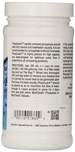 Seachem PhosGuard Phosphate and Silicate Remover 250 mL (8.45 Fl Oz) | For Marine and Freshwater Aquariums thumbnail 2