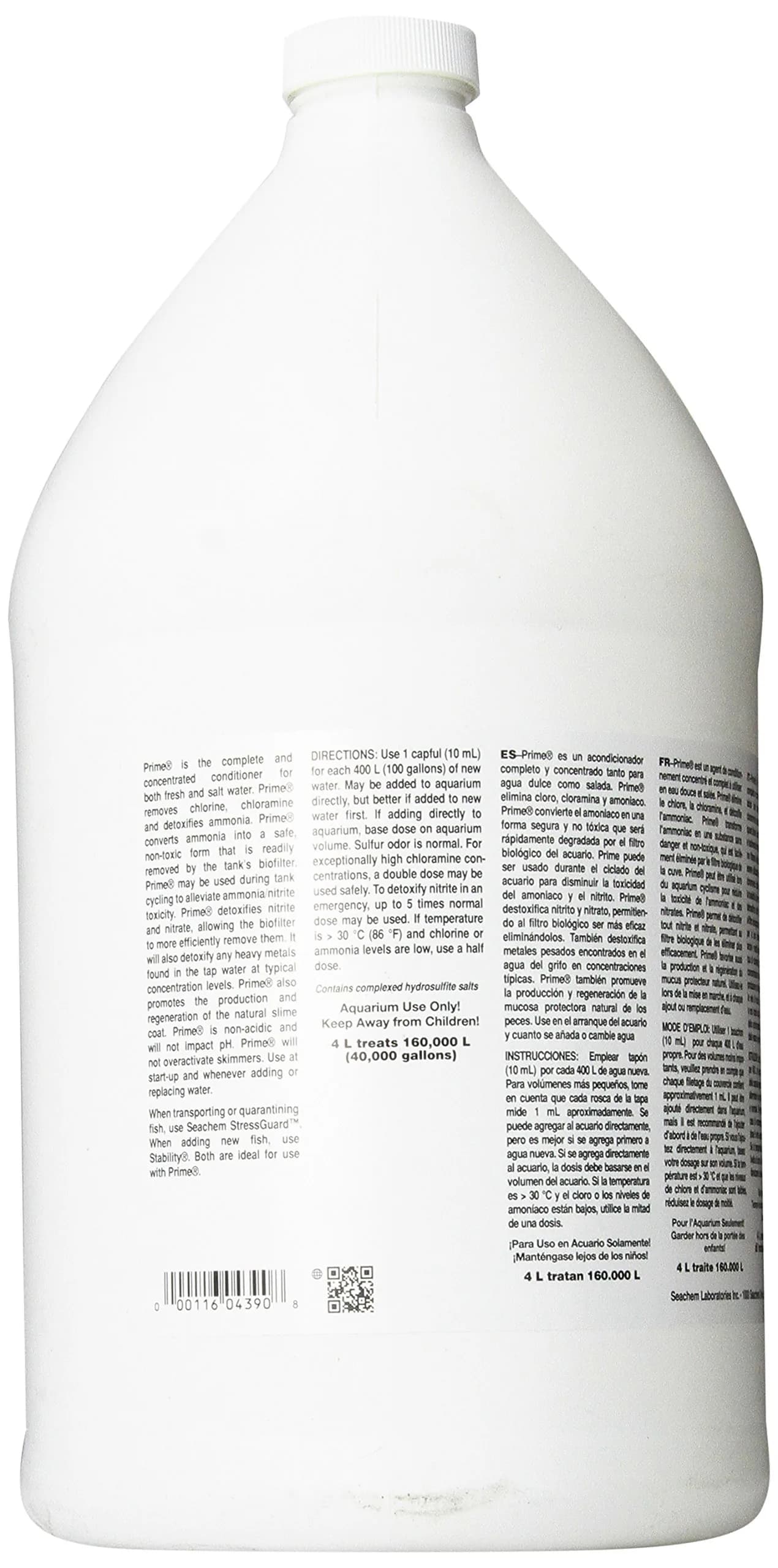 Seachem Prime 3785 mL Fresh and Saltwater Conditioner for Aquariums - view 2