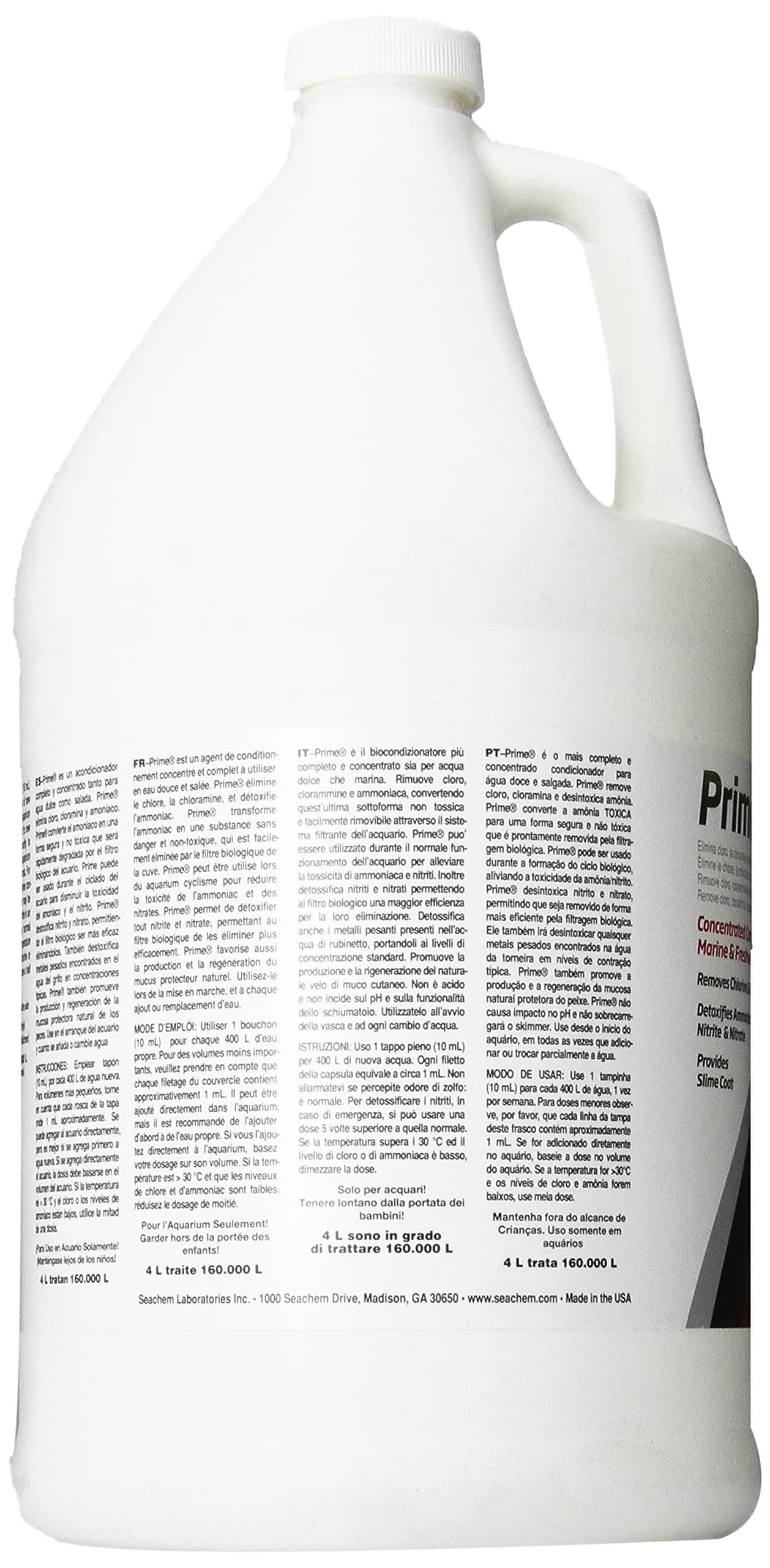 Seachem Prime 3785 mL Fresh and Saltwater Conditioner for Aquariums - view 3