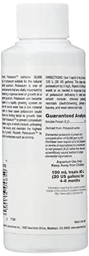 Seachem Flourish Potassium 100mL | Aquarium Plant Nutrient for Healthy Growth thumbnail 3