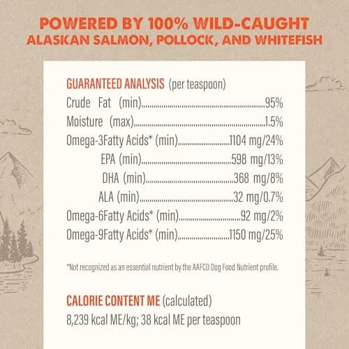 Grizzly Salmon Plus Omega 3-6-9 Food Supplement for Dogs & Cats, 4 oz | Supports Heart, Skin & Coat thumbnail 3