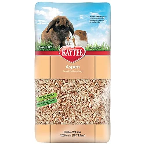 Kaytee Aspen Bedding for Small Animals 19.7 Liter | Dust-Free Aspen Shavings for Hamsters & Rabbits thumbnail 1