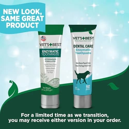 Vet's Best Enzymatic Dog Toothpaste Gel 103ml (3.5 oz) | Vet Formulated for Dogs thumbnail 7