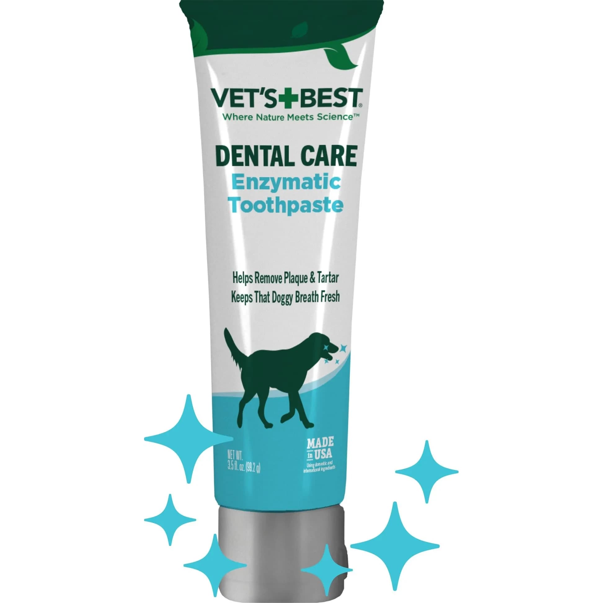 Vet's Best Enzymatic Dog Toothpaste Gel 103ml (3.5 oz) | Vet Formulated for Dogs