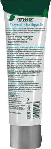 Vet's Best Enzymatic Dog Toothpaste Gel 103ml (3.5 oz) | Vet Formulated for Dogs thumbnail 8