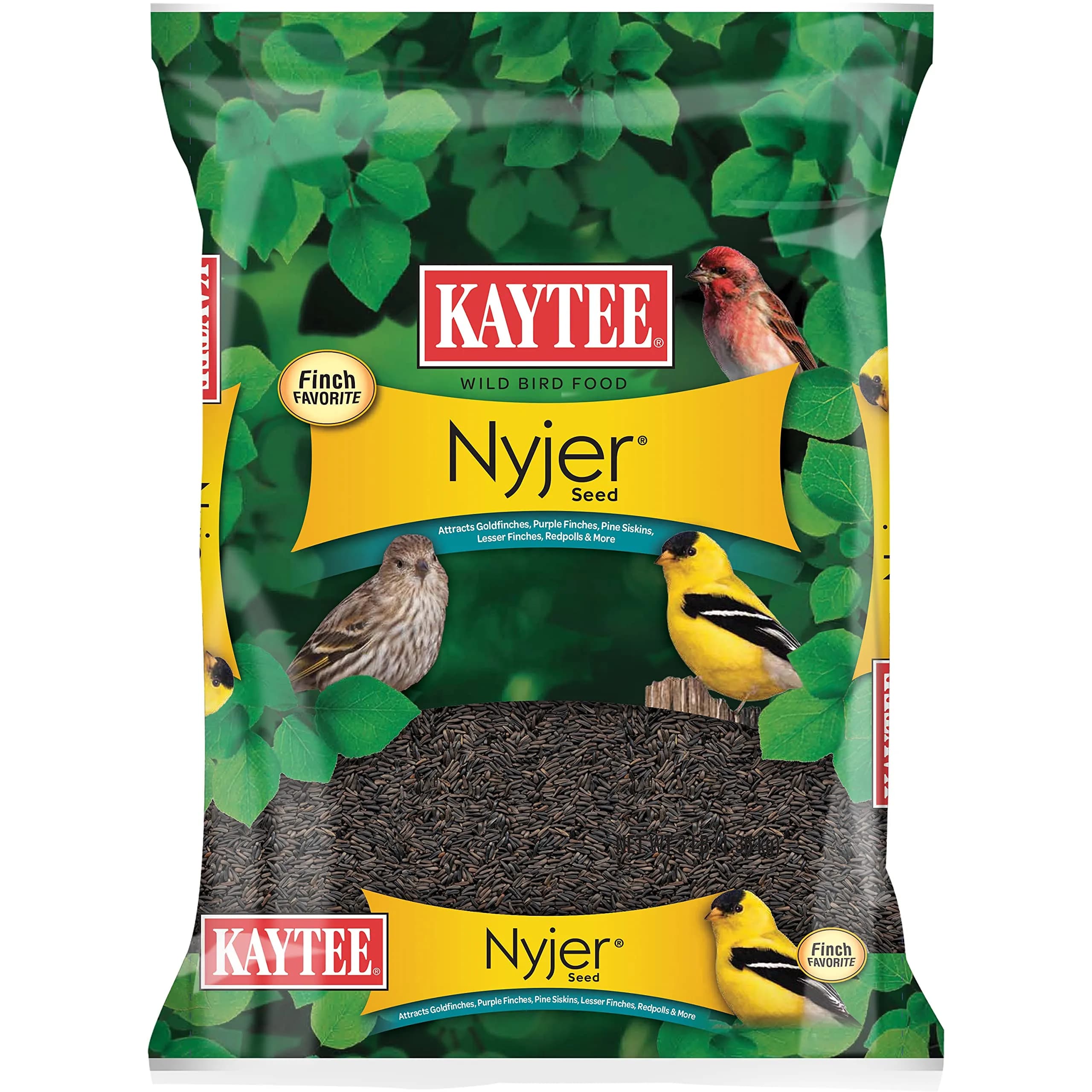 Kaytee Nyjer Thistle Seed 3 Pound | No hulls, attracts finches & small songbirds