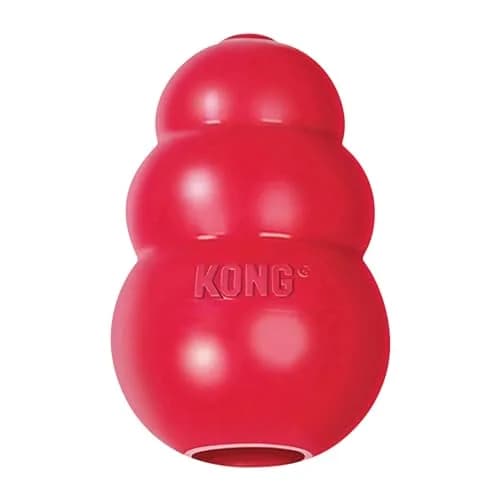 KONG Classic Stuffable Dog Toy, Natural Rubber Chew, Large (222 g / 7.8 oz) | Durable Chew Toy for Large Dogs — Large