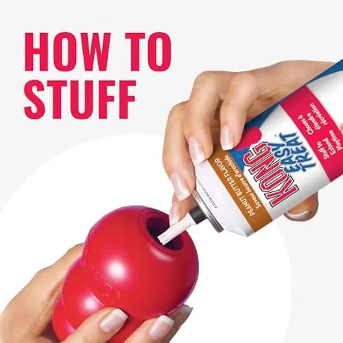 KONG Classic Stuffable Dog Toy, Natural Rubber Chew, Large (222 g / 7.8 oz) | Durable Chew Toy for Large Dogs thumbnail 5