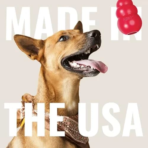 KONG Classic Stuffable Dog Toy, Natural Rubber Chew, Large (222 g / 7.8 oz) | Durable Chew Toy for Large Dogs thumbnail 7