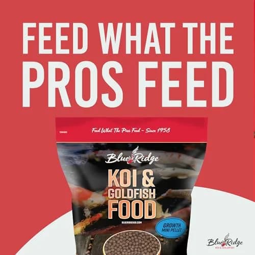 Blue Ridge Koi Fish Food, Growth Formula Mini, 1/8" Pellets, 5 lb (2.27 kg) | Supports Vibrant Color & Active Growth thumbnail 3