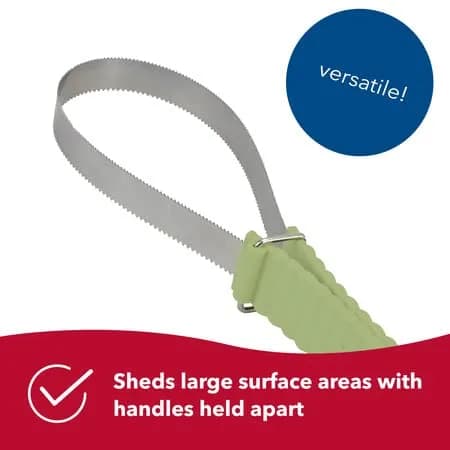 Coastal Pet Safari Dual-Sided Dog Shedding Blade, Medium-Large, 10" x 3.25" | Stainless Steel, Double Sided, Shedding Tool for Thick Coats thumbnail 9