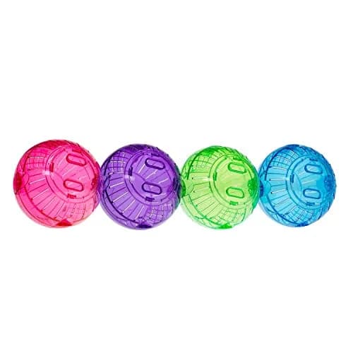 Kaytee 7" Assorted Color Run-About Exercise Ball for Hamster & Gerbil Pets | Encourages Healthy Exercise thumbnail 3