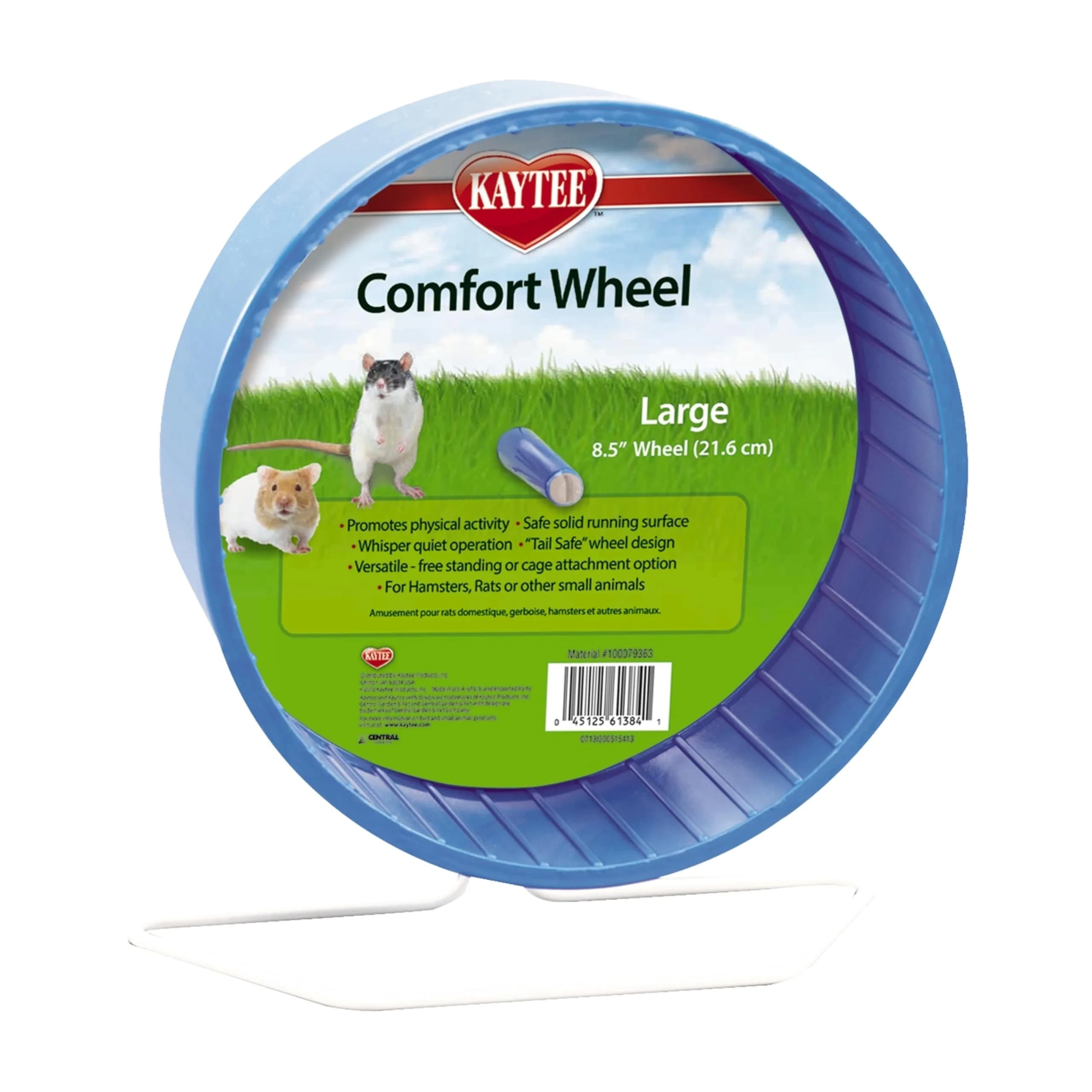 Kaytee Comfort Wheel Large 8.5 Inches | Quiet Exercise for Small Animals - view 7