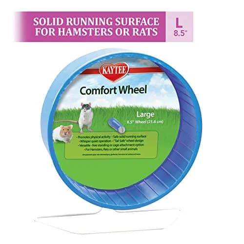 Kaytee Comfort Wheel Large 8.5 Inches | Quiet Exercise for Small Animals thumbnail 8