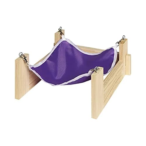 Kaytee Hammock with Stand, 11 x 12.5 x 5.25 Inches | Cozy small animal resting spot thumbnail 3