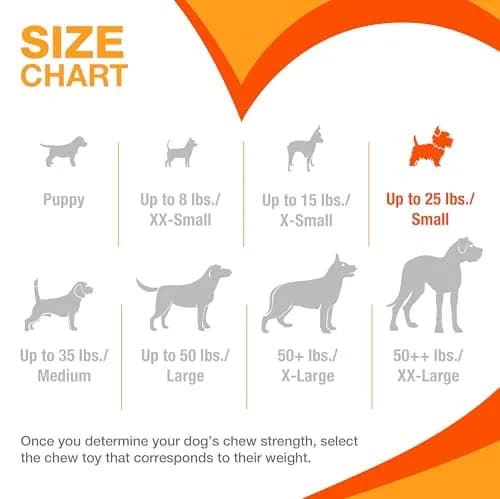 Nylabone Power Chew Original Bone Dog Chew Toy, Small, 7 in (17.8 cm) | Durable Nylon for Aggressive Chewers thumbnail 5
