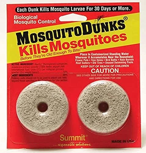 Summit Pond Mosquito Dunks 2 Pack | Natural Larvicide for Standing Water thumbnail 1
