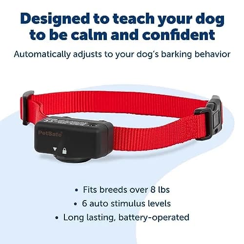 PetSafe Basic Bark Control Collar Adjustable | Safe, Waterproof, 6 Correction Levels (70-120 chars) thumbnail 3