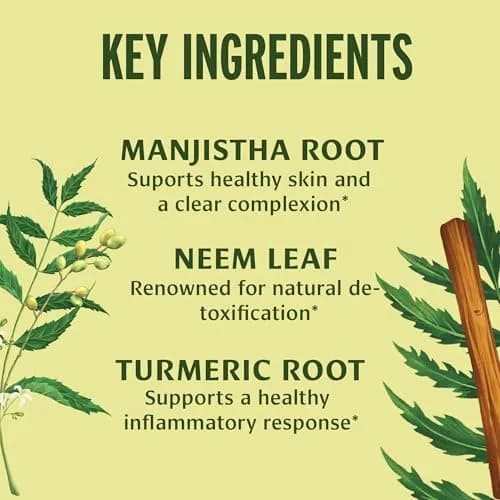 Banyan Botanicals Organic Blood Cleanse Tablets | Natural Liver & Skin Detox Support thumbnail 2