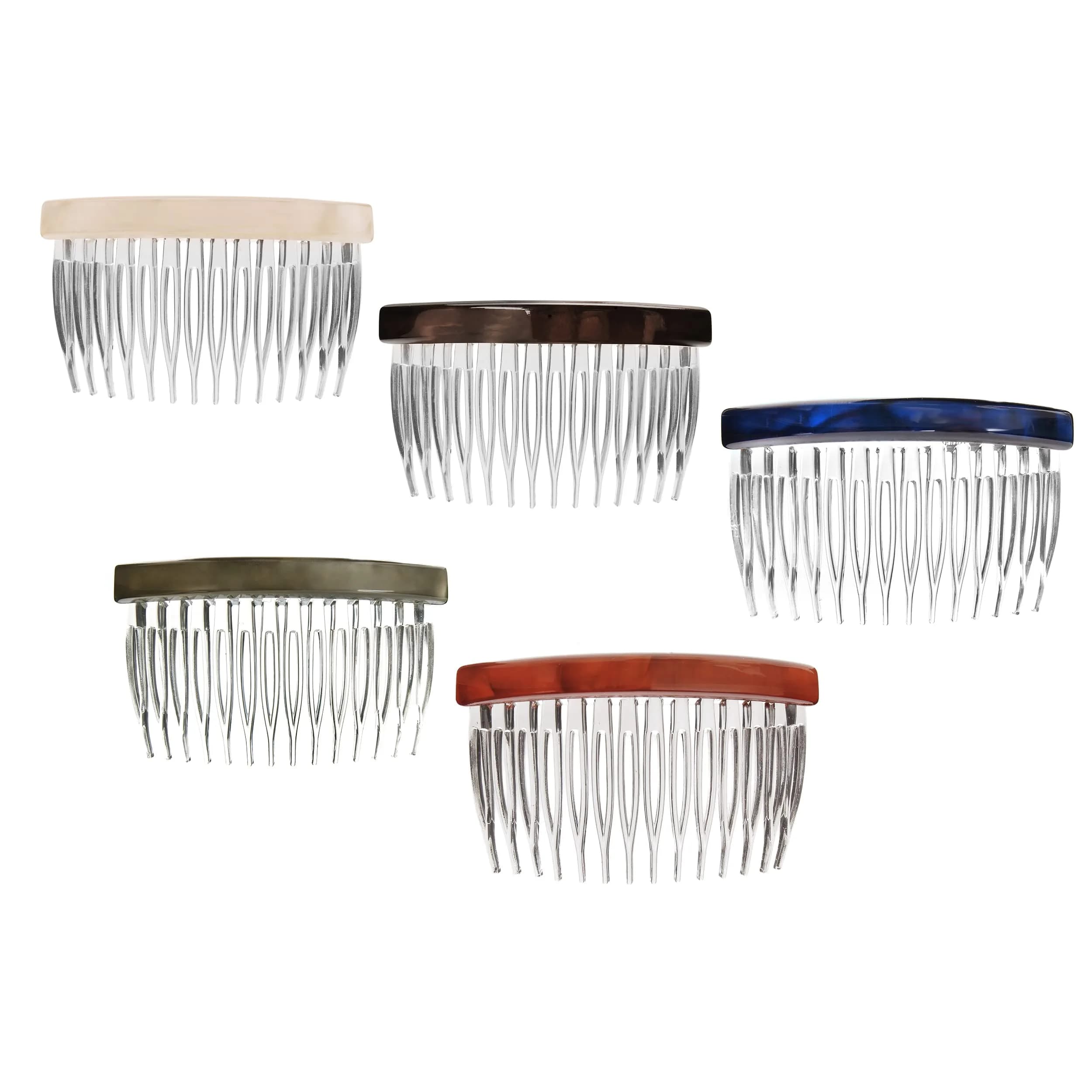 France Luxe Basic Side Comb for Women, Tokyo | Handcrafted Cellulose Acetate Hair Comb - view 2