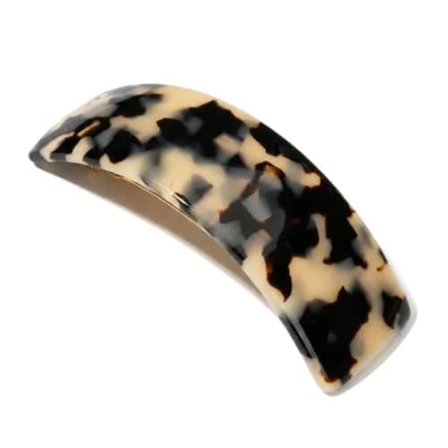 France Luxe Large Ivory Tortoiseshell Barrette for Thick Hair | French Handcrafted Luxury thumbnail 1