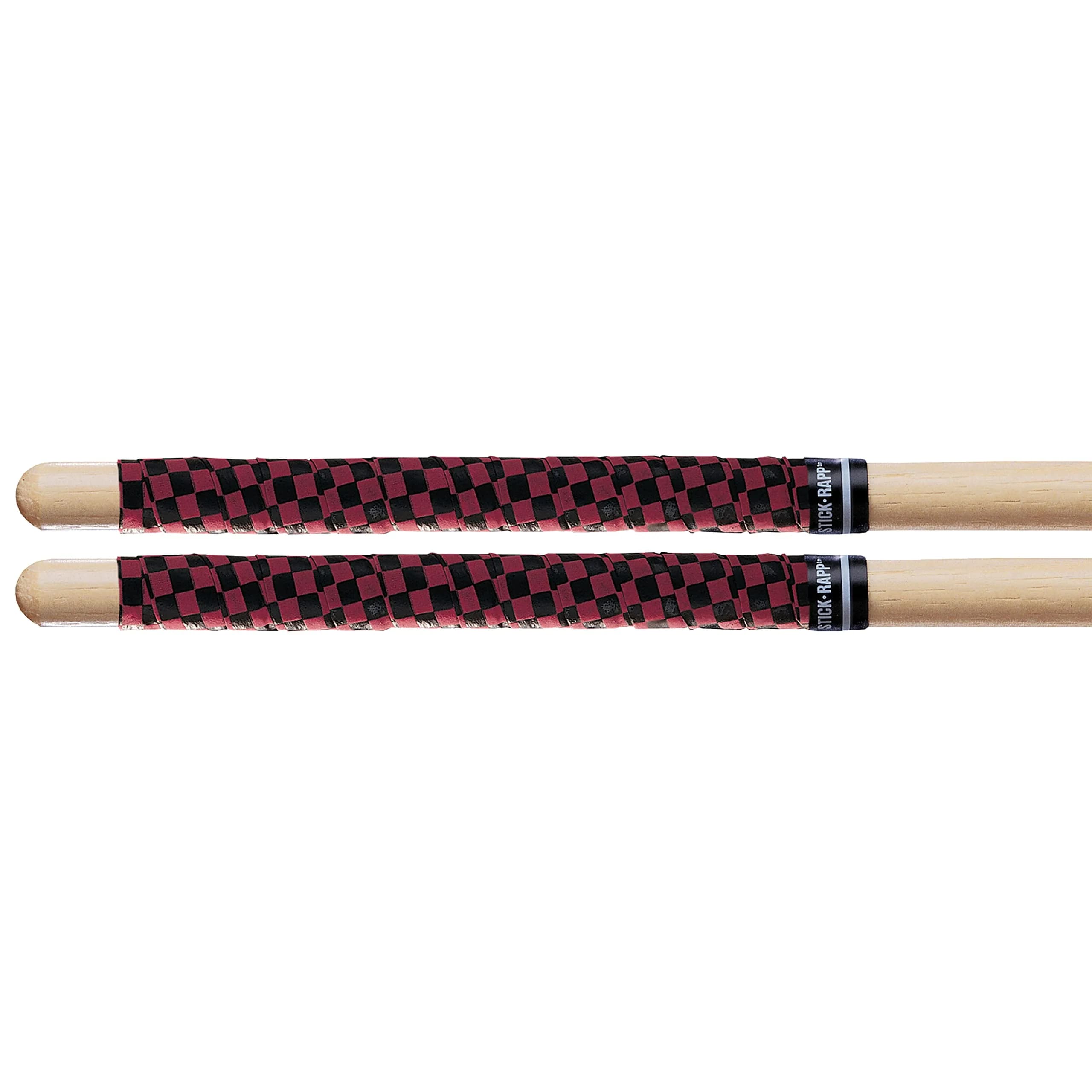 ProMark SRCR Stick Rapp Drumstick Wrap, Checkerboard Red/Black | Absorbs Shock & Provides Non-Slip Grip - main product image