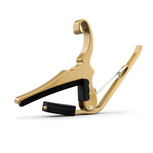 Kyser Quick-Change Guitar Capo for 6-string Acoustic Guitars, Gold, KG6GA | Professional Quality Aluminum with Steel Spring thumbnail 2